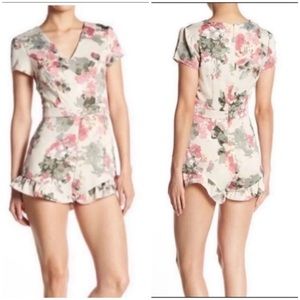 BEBE - floral romper Size 8